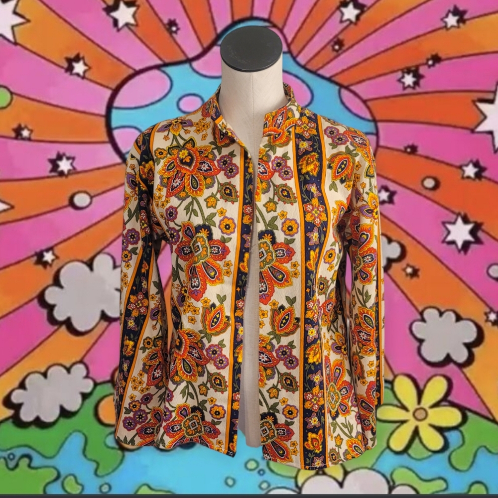 Wild Print Vintage 60s Jacket